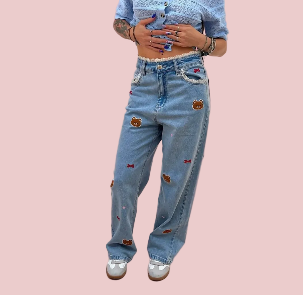 JEANS TEDDY CUTE DENIM