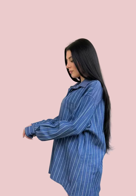DENIM SPLIT CHIC
